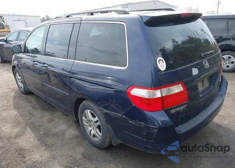 2006 Honda Odyssey Ex z USA, uszkodzony, nr VIN 5FNRL38416B098974